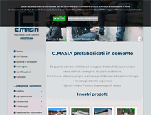 Tablet Screenshot of masiaprefabbricati.it